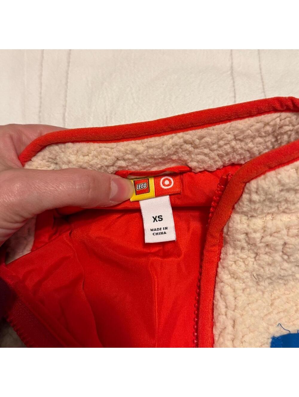 EUC Limited Edition LEGO Collection x Target Kids Sherpa Zip-Up Jacket - Picture 3 of 6